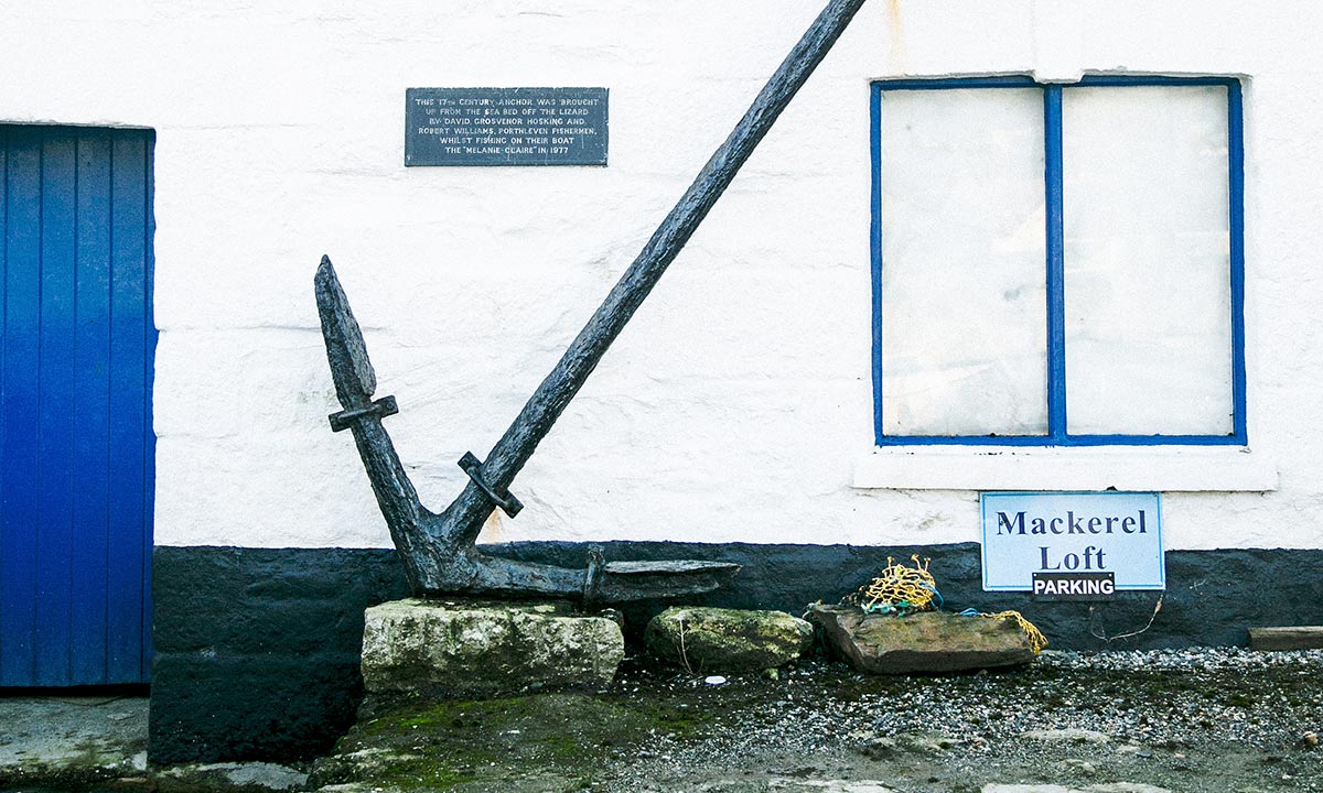 Signs of Porthleven’s fishing heritage can be seen throughout the village.