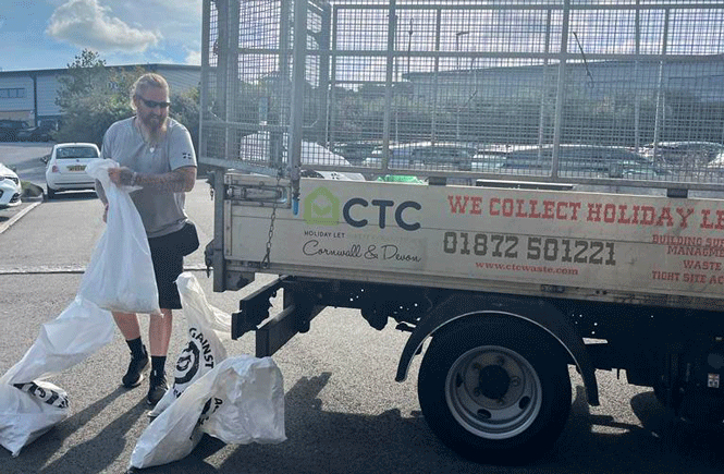 CTC Waste kindly collected our rubbish