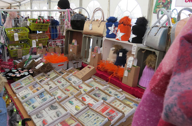 One of the many stalls at the Mount Edgcumbe Christmas Fayre
