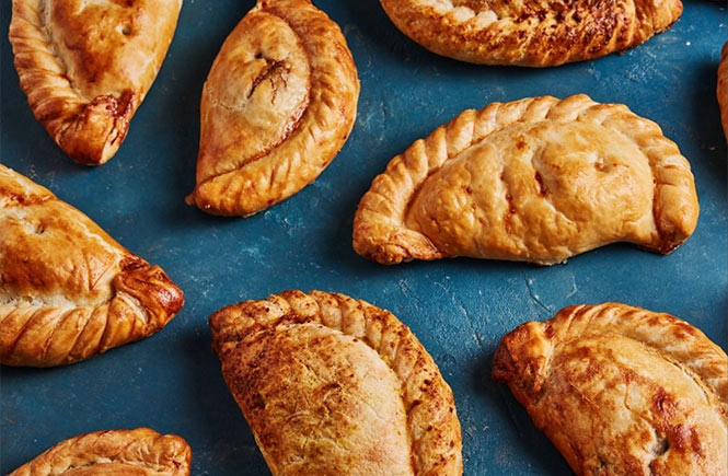 A selection of Cornish pasties by Warrens
