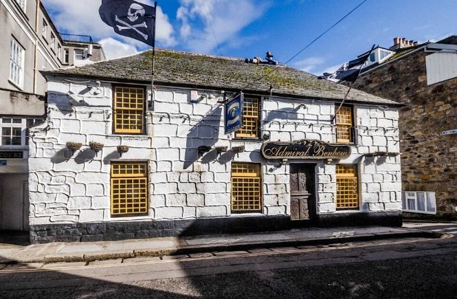 The exterior of the Admiral Benbow in Penzance