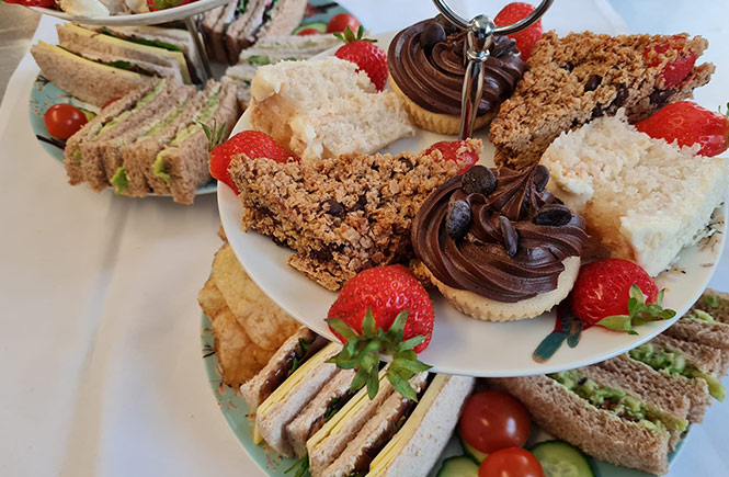 The incredible tiered afternoon tea at The Twisted Currant