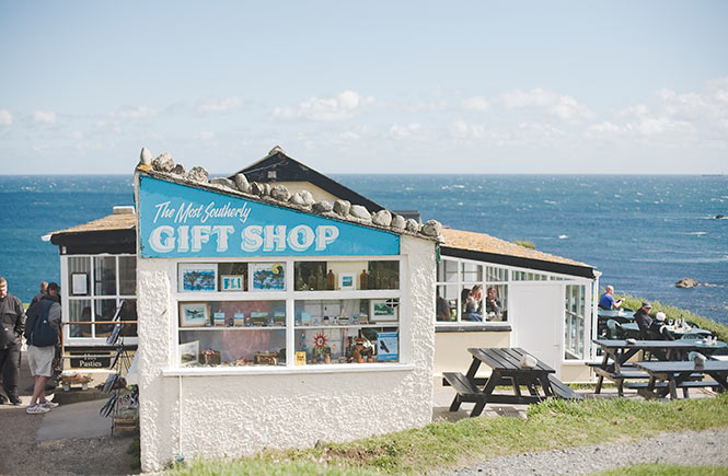 The most southerly Polpeor Café on Lizard Point, a great place for storm watching in Cornwall 