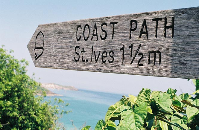 Coast Path Sign 