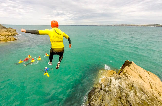 Bare Feet coasteering