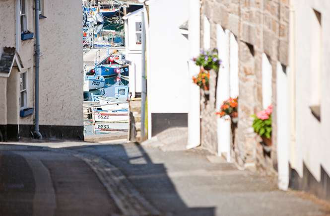 Cobbled streets of Newlyn