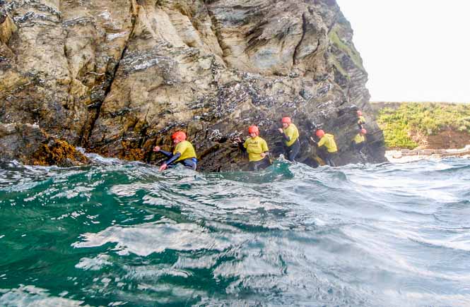 Coasteering in Newquay