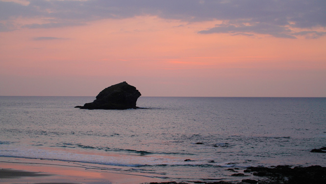 Portreath surfing