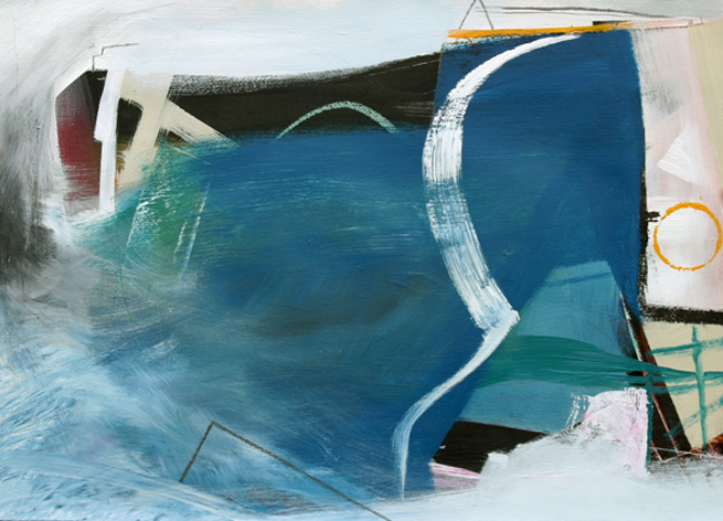 Southern Ocean’ (2012), acrylic on paper, h. 49 x w. 69 cm, Matthew Lanyon