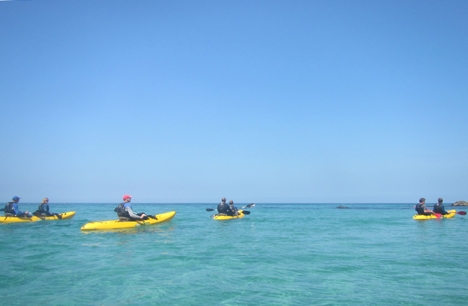 kayaking