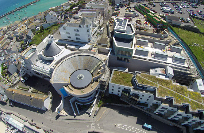 Tate St Ives Aerial View