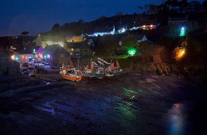 Cadgwith Cove Christmas Lights