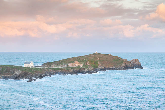The beautiful Towan Head above Fistral beach in Newquay
