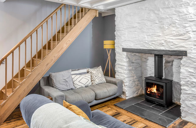 Cosy cottage with a woodburner in St Agnes, Cornwall
