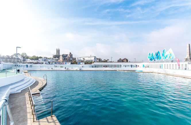 Jubilee Pool in Penzance, Cornwall